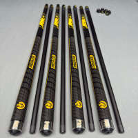 Queue de billard Premium Preoaidr Série 314 Black Tech en fibre de carbone avec pointe de 14 mm pour le jump et le break