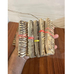 Plaquettes de couteau en corne de bélier naturelle faites à la main pour les forgerons - Product Image 5