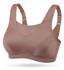 Women Plus Size High Support Gym Training Sports <b>Bra</b> Front Four-Way <b>Stretch</b> Breathable Athletic Workout Fitness Yoga Crop Top - Product Image 5
