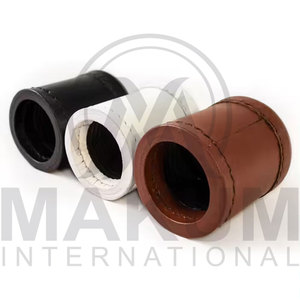 High Quality 100% Genuine Leather Black <b>Dice</b> Shaker Cups with customized Logo - Product Image 5