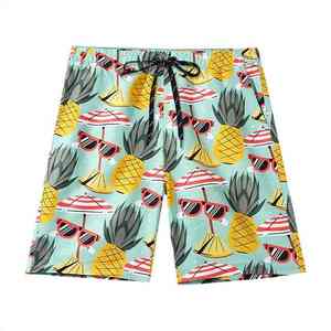 Pantalones Cortos Casuales de Verano para Hombre, Ligeros, Fáciles de Cuidar, Sin Arrugas, Ideales para Viajar, con Estampado - Product Image 1