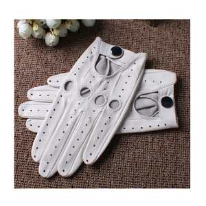 Guantes Deportivos Retro de Piel de Oveja con Ribete de Cuero, Transpirables, para Conducir, Ciclismo, Viajes al Aire Libre, Uso Diario en las Cuatro Estaciones - Product Image 5