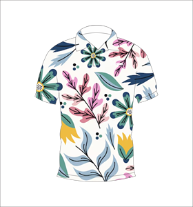 เสื้อโปโลพิมพ์ลายนกเขตร้อนแบบกำหนดเอง ระบายอากาศได้ดี น้ำหนักเบา เหมาะสำหรับทีมกอล์ฟ แขนสั้น ผลิตด้วยเทคนิคการระเหิดสี - Product Image 3