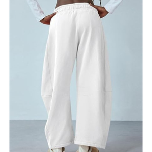 Baggy Pants Men Wholesale Loose Fit Streetwear Sweatpants <b>Wide</b> Leg Athletic Joggers Custom Logo Embroidery Supplier - Product Image 2