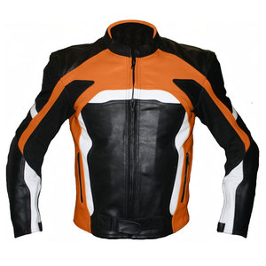 Real Leather Sheep Skin Men Motorbike Leather <b>Racing</b> <b>Jacket</b> Slim Fit Motorcycle <b>Jackets</b> Wear <b>Jacket</b> - Product Image 2