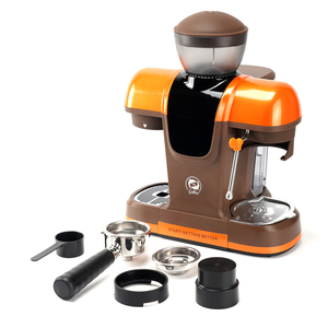Machine à expresso semi-automatique 19 bars de pression <span class=keywords><strong>avec</strong></span> moulin à café <span class=keywords><strong>et</strong></span> carafe à lait, écologique, capacité de 3 tasses pour usage domestique - Product Image 3