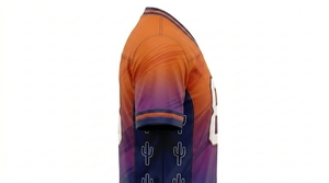 Maillot de football américain personnalisable à manches courtes imprimé de haute qualité - Vente en gros de maillots de sport respirants à séchage rapide - Product Image 3