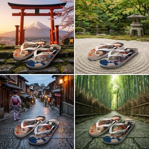 Chanclas de Goma EVA Personalizadas de Vietnam con Patrón Impreso o Pegado, Pantuflas de Alta Calidad para Exteriores para Hombres y Mujeres - Product Image 1