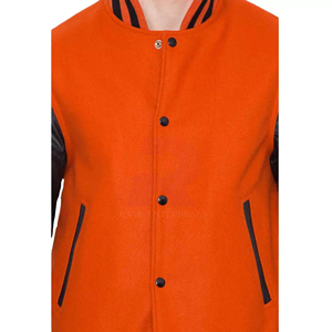 Chaqueta Varsity Impermeable de Invierno para Hombre, Tallas Grandes, Casual, con Botones Forrados en Algodón Transpirable, Diseño en Relieve, Personalizable, Económica, Gran Venta 2026 - Product Image 2