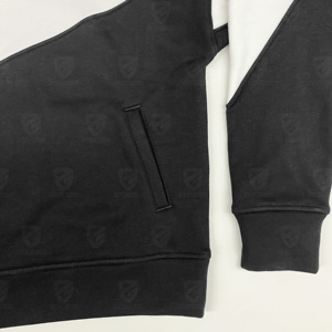 Sweat-shirts et sweats à capuche streetwear unis pour hommes, en coton épais, coupe oversize à épaules tombantes, personnalisables avec logo, pour la vente en gros - Product Image 6