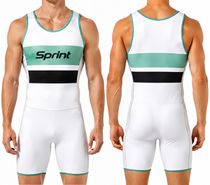 Ensemble d'aviron une pièce avec impression par sublimation Uniforme d'aviron de club personnalisé pour hommes et femmes - Product Image 1