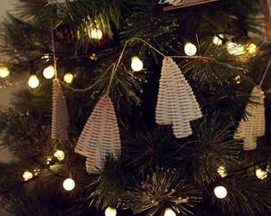 Vietnam Handcrafted Rattan Holiday Ornaments Bell Star <b>Tree</b> Snowman House Mushroom for <b>Christmas</b> <b>Tree</b> Home Decoration - Product Image 3