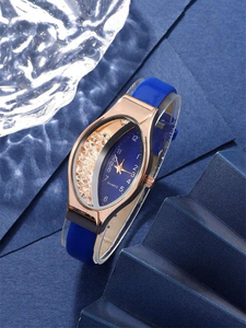 Reloj de Cuarzo NW1379 para Mujer con Esfera Ovalada y Decoración Glamorosa de Diamantes de Imitación - Product Image 5