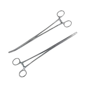 Pinzas Hemostáticas Dentadas Rectas y Curvas de Boca Completa - Pinzas de Bloqueo de 3 Posiciones - Product Image 3