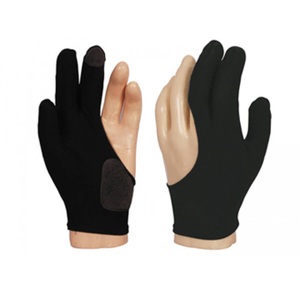 Gants de snooker unisexes Geo Brothers de haute qualité, design personnalisé, respirants, polyester/protection UV, antidérapants, fermeture auto-agrippante - Product Image 3