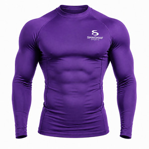 Custom <b>Men</b>’s Compression Shirt & <b>Pants</b> Set | Long Sleeve Compression <b>Base</b> <b>Layer</b> | Athletic Gym Training Sportswear Set - Product Image 3