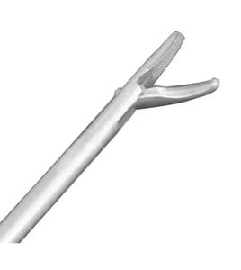 Curved <b>Laparoscopic</b> Needle Holder Left or Right Surgical <b>Instrument</b> for Minimally Invasive Abdominal Surgery - Product Image 3