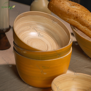 Bol de cuisine en bambou léger écologique personnalisé Design classique - Product Image 2