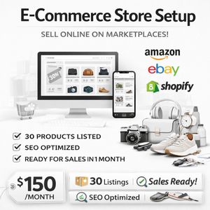 Configuración de Tienda de Comercio Electrónico con 30 Anuncios Listos para Publicar, Servicios de Marketing Digital y SEO en Página de Shopify - Product Image 3
