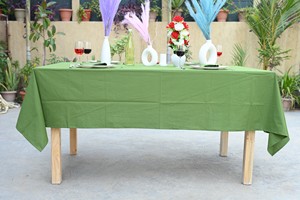 Wholesale Handmade Cotton Linen <b>Square</b> Washable Solid Color Customizable <b>Tablecloth</b> for Wedding Hotel Home Decoration - Product Image 5