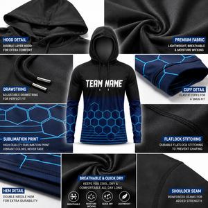Sudadera con Capucha Personalizada para Calentamiento de Fútbol, Sudadera de Entrenamiento Ligera y Transpirable para Equipos, Ropa Deportiva para Práctica de Fútbol - Product Image 3