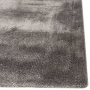 พรมวิสโคสไหมหรูหราแบบเรียบสีน้ำตาล ผลิตด้วยมือ คุณภาพสูง ขนปุยปานกลาง ซักได้ ไม่ลื่น - Product Image 4