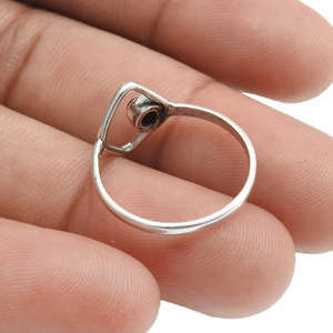 Joyería Bohemia de Plata de Ley 925 de Alta Calidad con Granate Natural de Corte Redondo Brillante a un Precio Razonable - Product Image 3