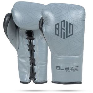 Guantes de Boxeo de Neopreno y Cuero Genuino Premium para Sparring, Entrenamiento, Kickboxing, Muay Thai, Trabajo con Saco de Boxeo, con Cierre de Cordones - Product Image 1