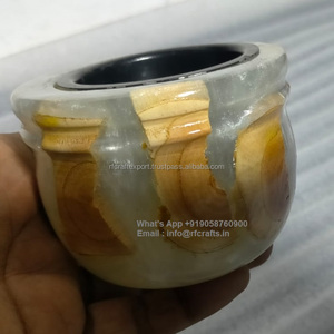 Produits en gros Résine en bois Artisanat Arabe Bukhoor Brûleur Décor À La Maison Ornements Brûleur D'encens parfum par rfcrafts - Product Image 6