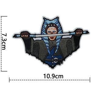 Patchs brodés en gros personnalisés, badges brodés tissés sur mesure, appliques thermocollantes ou à coudre pour vêtements, vestes, casquettes, chapeaux - Product Image 6
