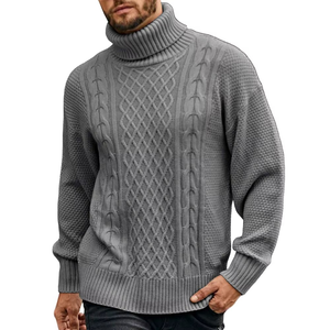 Pull en tricot classique pour homme, confortable, respirant, à porter au quotidien - Product Image 1
