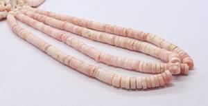 ลูกปัดโอปอลสีชมพูทรงล้อขนาด 7-8 มม. ลูกปัดโอปอลสีชมพูไล่เฉดทรงยางรถยนต์ ขนาด 16 นิ้ว ลูกปัดโอปอลสีชมพูธรรมชาติแบบเม็ดเดี่ยว - Product Image 4