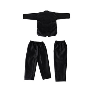 Uniforme de Jiu Jitsu de Alta Calidad, Negro, Dobok, Poliéster/Algodón Elástico, Trajes de Artes Marciales y Karate, Bordado con Patrón Personalizado, Venta al Por Mayor - Product Image 2