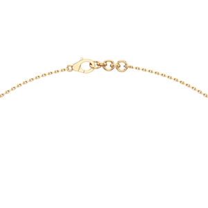 Collier pendentif ovale en diamant plaqué or 18 carats, bijoux fins de luxe pour femmes, chaîne en boîte - Product Image 3