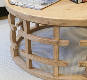 โต๊ะกาแฟไม้โมเดิร์นสั่งทำพิเศษขายดีที่สุด งานแฮนด์เมดสีน้ำตาล หมุนได้ น้ำหนักเบา พกพาสะดวก เฟอร์นิเจอร์ห้องนั่งเล่น - Product Image 3