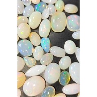 Opale d'Éthiopie naturelle de haute qualité, cabochon de pierres précieuses en vrac, polie, pleine de feu, pierre de guérison pour la fabrication de bijoux
