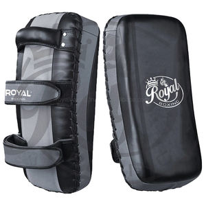 Bouclier de bras de boxe sur mesure en cuir véritable avec protection du cou-de-pied et élasticité réglable pour l'entraînement MMA - Product Image 1