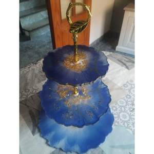 Elegante Soporte para Tartas de Resina para Exhibición en Mesa, Herramientas Esenciales para Tartas - Product Image 5