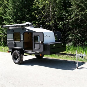 Mini <span class=keywords><strong>caravane</strong></span> tout-terrain légère, directement de l'usine, pour le camping, les voyages routiers et les aventures en plein air - Product Image 3