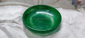 Cuenco completo hecho a mano de resina para fruta y ensalada Cuenco remolino de Resina 100% para comer, mezclar y servir - Product Image 2