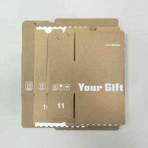 Boîte d'expédition écologique personnalisée avec logo, en carton kraft portable, en papier ondulé - Product Image 3