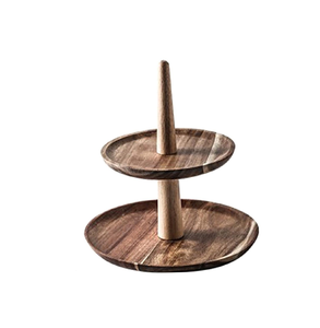 Wood Server <b>Cake</b> <b>Stand</b> Wholesale Supplier Wood <b>Cake</b> <b>Stand</b> Wood <b>Cake</b> <b>Stand</b> <b>3</b> <b>Tier</b> Round Multi Layer Handmade Serving Display - Product Image 4