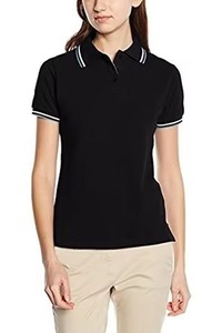 Camiseta Polo Transpirable para Mujer, Color Sólido, Algodón, Manga Corta, Tejida, con Botones, Informal, para Verano 2026 - Product Image 4