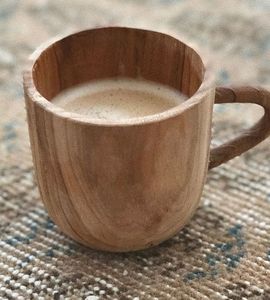 Mug en bois réutilisable, biodégradable et durable, design nordique, zéro déchet, pour usage domestique - Product Image 2
