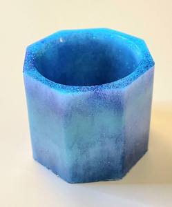 Vase de sol en résine Art Déco de luxe - Décoration écologique pour salon - Product Image 1