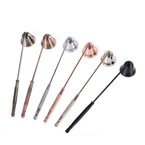 Accessoires pour bougies modernes et minimalistes : Éteignoir à bougie en acier inoxydable avec couvercle, éteignoir à mèche, décoration d'intérieur, cadeau - Product Image 1