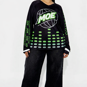 Camiseta de Fútbol Americano Personalizada por Sublimación, Manga Larga, Unisex, Talla Grande, Malla Transpirable, Logotipo Personalizado, OEM, Marca Privada, Venta al Por Mayor, EE. UU. - Product Image 5