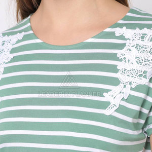 เสื้อยืดผู้หญิงสีพื้นคุณภาพสูงขายส่ง สำหรับฤดูร้อน ระบายอากาศได้ดี น้ำหนักเบา ผ้าฝ้าย 100% แห้งเร็ว - Product Image 6