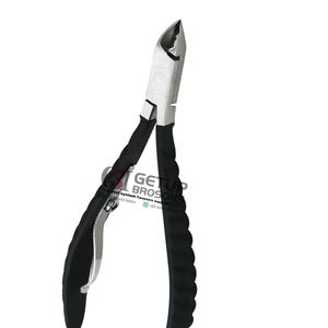 High Quality Black Powder coating And silver style cuticle Nail Nippers Stainless Steel with colors/Logo - Product Image 2