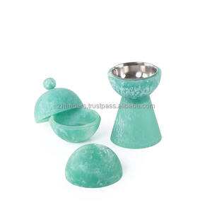 Quemador de Incienso de Lujo Hecho a Mano con Resina Epoxi y Madera, Impresionante Porta Incienso Árabe para Reuniones de Ramadán, Regalo de Eid, Decoración Festiva - Product Image 3